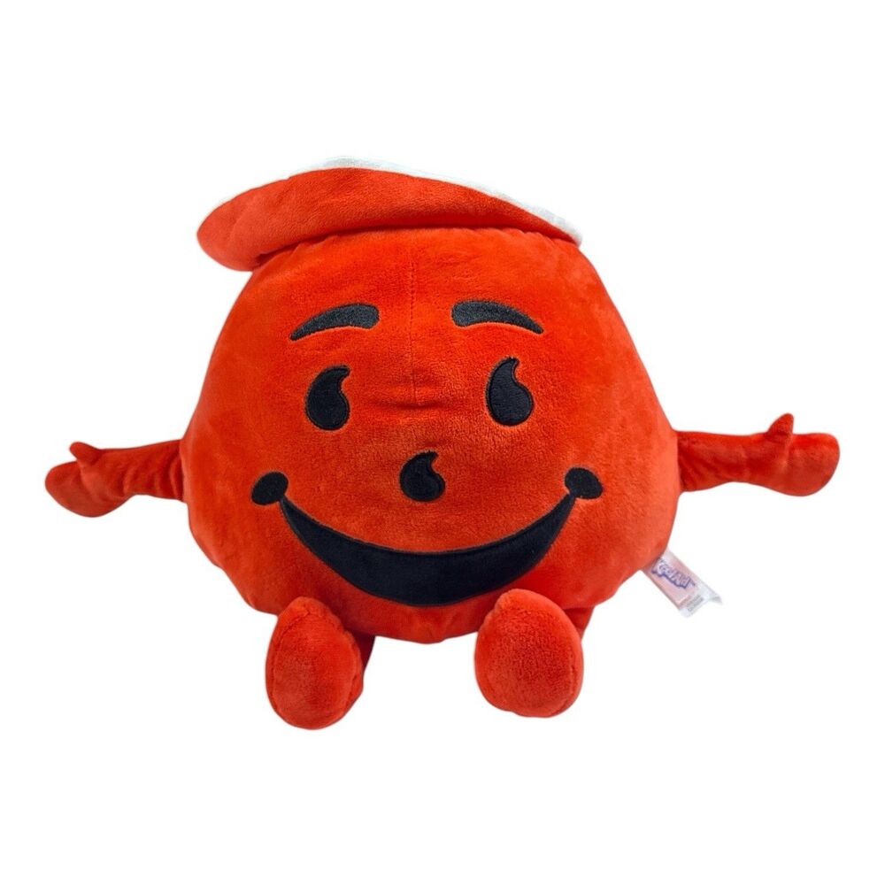 Kool-Aid Man  Fiesta Plush Stuffed Toy Red Smile Pitcher Character 9.5"